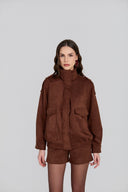 JAQUETA SUEDE SAGE