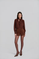SHORTS SUEDE SAGE
