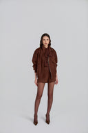 JAQUETA SUEDE SAGE