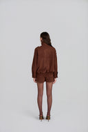 JAQUETA SUEDE SAGE