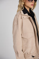 JAQUETA SUEDE SAGE
