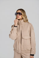 JAQUETA SUEDE SAGE